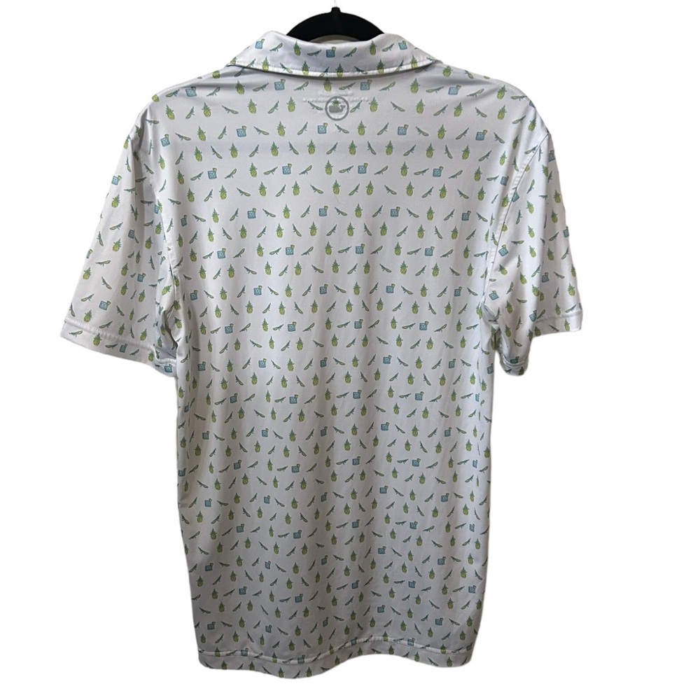 Vineyard Vines On The Go Pineapple Novelty Print Sankaty Performance XS Polo. - Picture 4 of 6